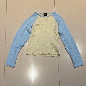 Kids Long Sleeve Shirt - Blue and Yellow